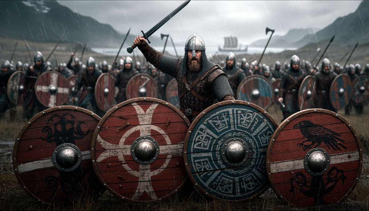 Escudos vikingos: historia, construcción y significado del skjöld nórdico