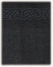 Vestido delantal vikingo modelo Alva Fishbone, negro