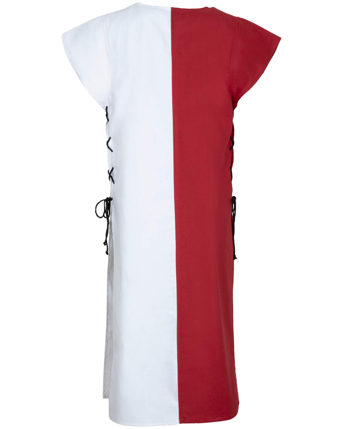 Tabardo medieval modelo Gilbert, color rojo-blanco
