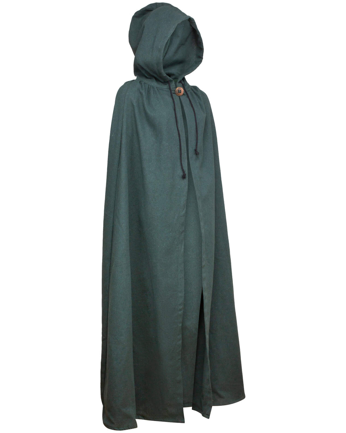Capa medieval algodón modelo Aaron, color verde