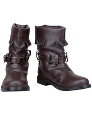 Botas medievales en piel modelo Martín, color marrón