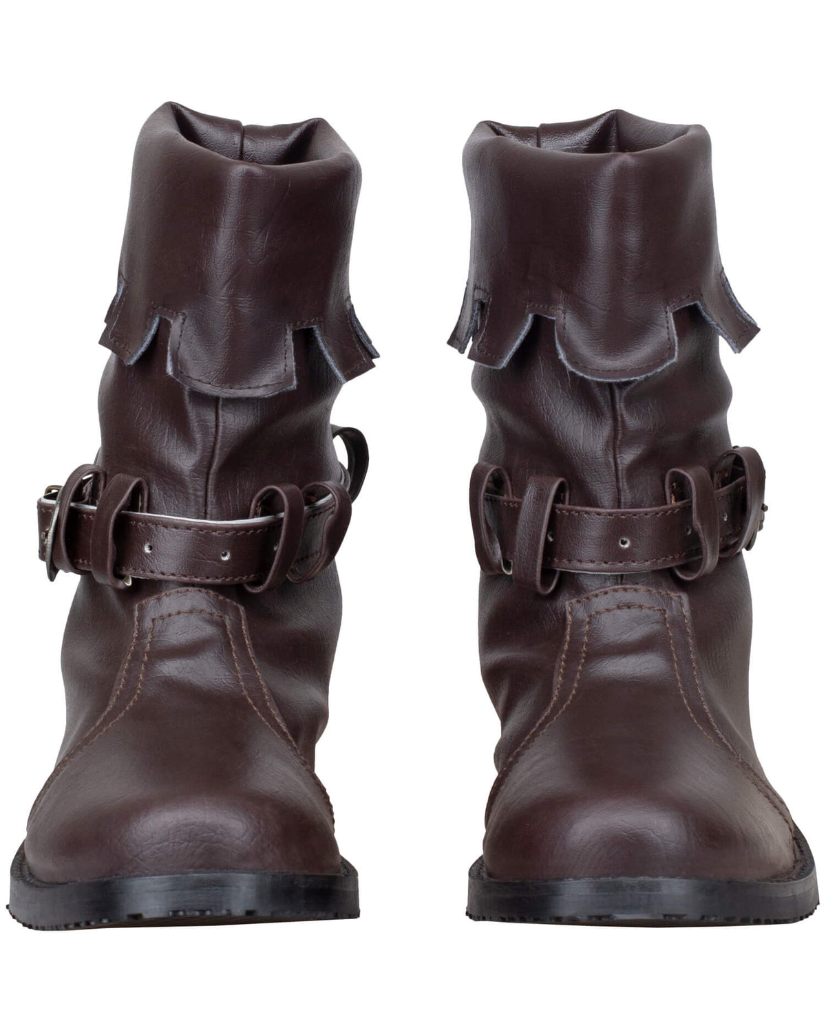 Botas medievales en piel modelo Martín, color marrón