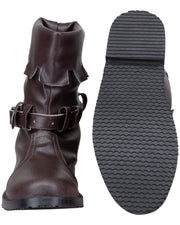 Botas medievales en piel modelo Martín, color marrón