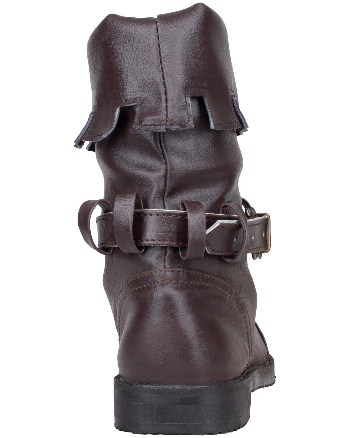 Botas medievales en piel modelo Martín, color marrón