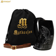 Jarra medieval para beber diseño cuervo (800 ml.)