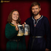 Jarra medieval para beber diseño cuervo (800 ml.)