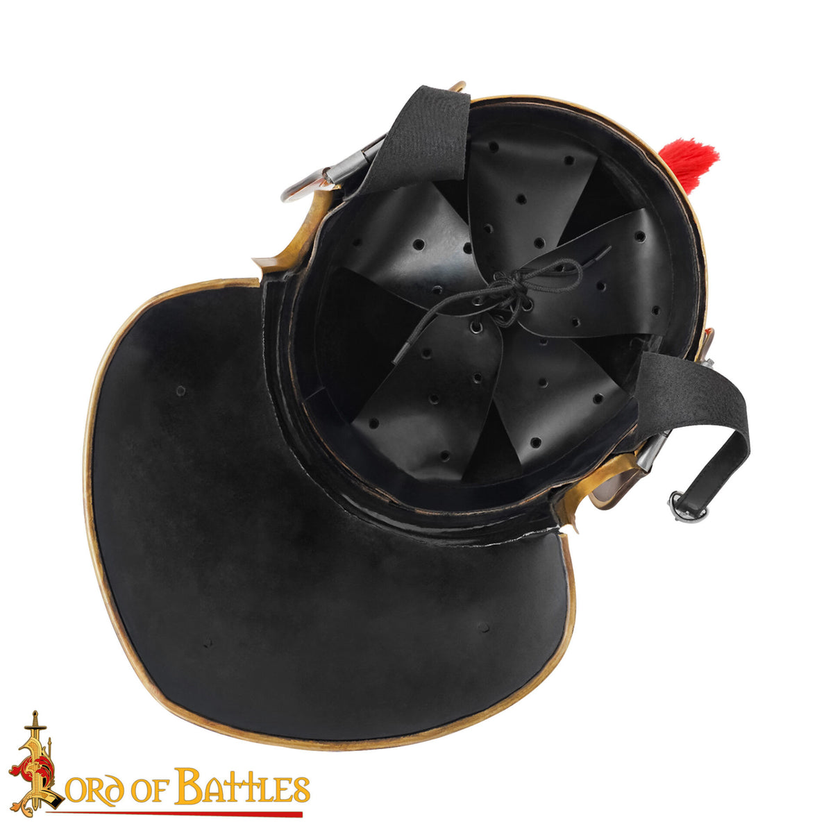Casco de Centurión Romano con cresta roja