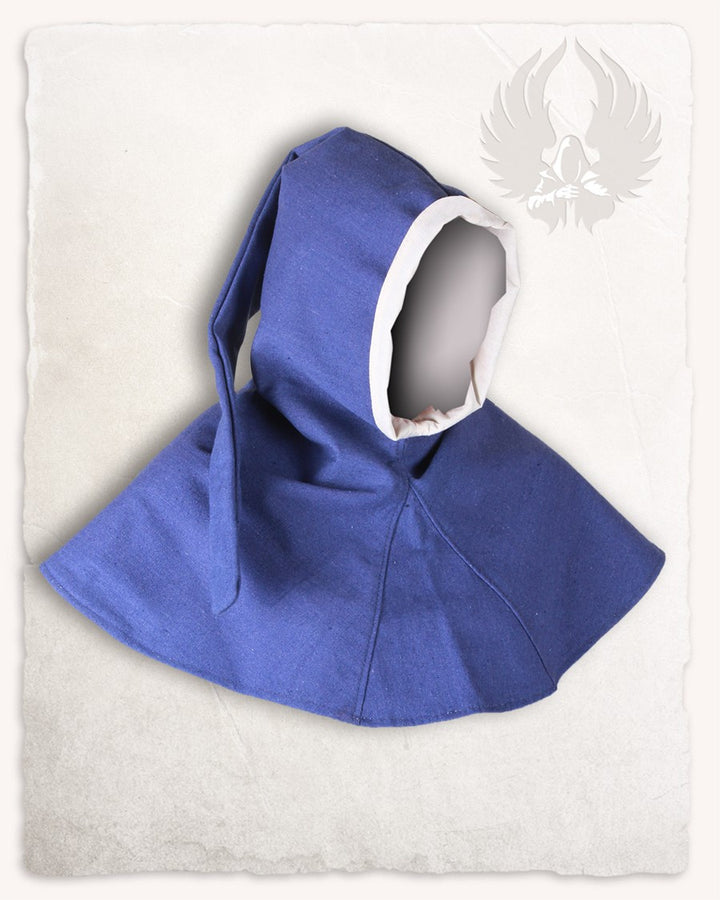 Gugel medieval para niños, color azul