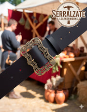 Cinturón medieval Lux - Negro