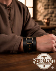 Brazalete Medieval El Camino, 1 unidad - Negro