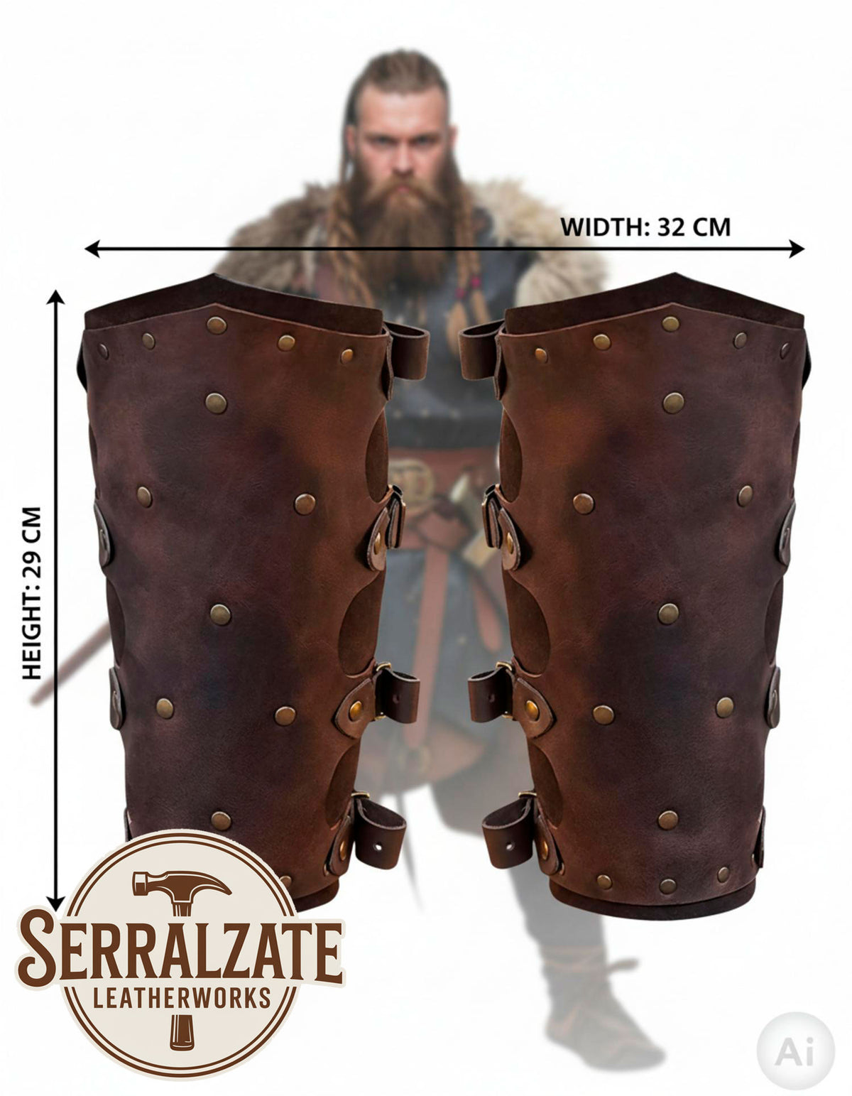 Grebas vikingas-medievales Badulf en marrón