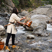 Cubo de agua rústico de madera, varios tamaños