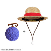 Pack One Piece-Luffy: Sombrero y Squishy Gomu