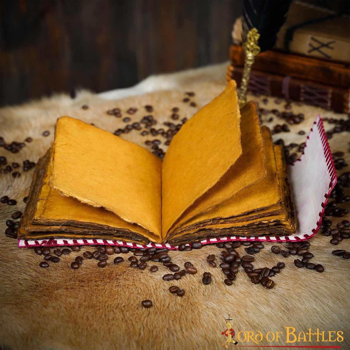 Diario medieval tapa cuero modelo magia Celta