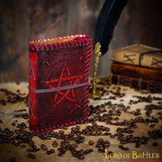 Diario medieval tapa cuero modelo magia Celta