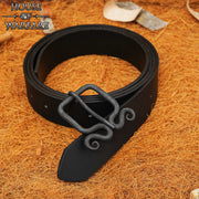 Hebilla medieval rústica forjada (6,3x4,2 cm.)
