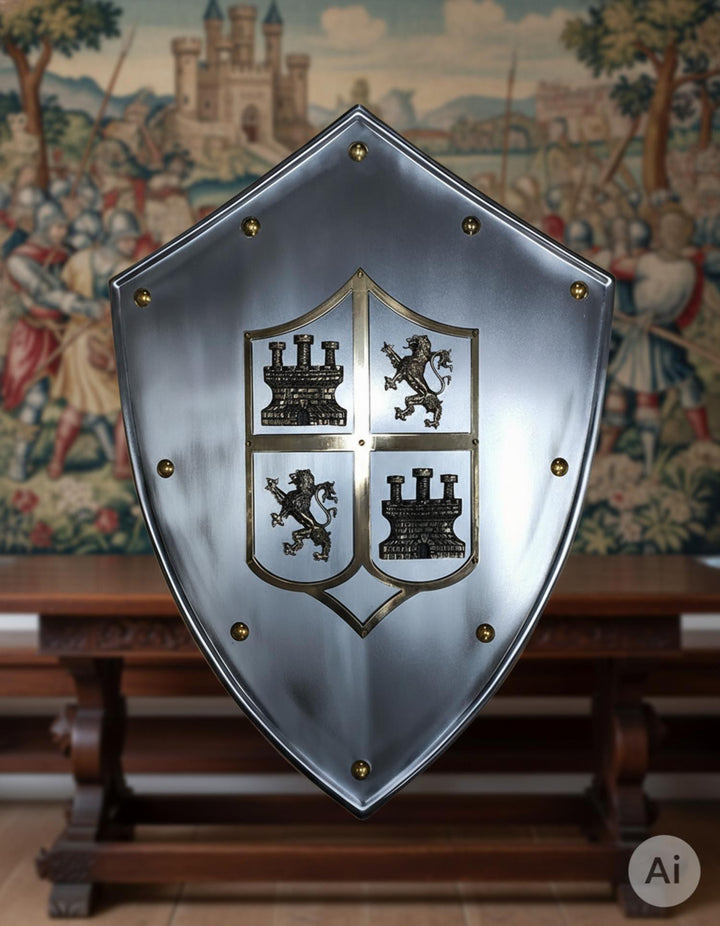 Escudo medieval Castilla y León