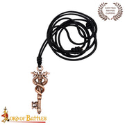 Colgante llave dragón bronce poder oculto