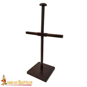 Soporte robusto y elegante para armadura medieval
