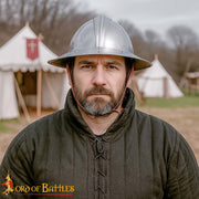 Casco medieval Kettle inglés de Infantería