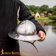 Casco medieval Kettle inglés de Infantería