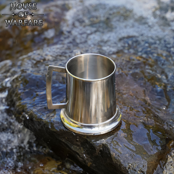 Jarra Medieval Acero Inoxidable para Fiestas LARP