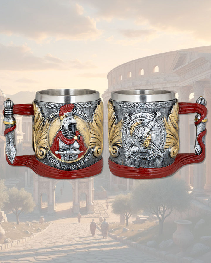 Taza Medieval en resina modelo Romanos (12 cm.)