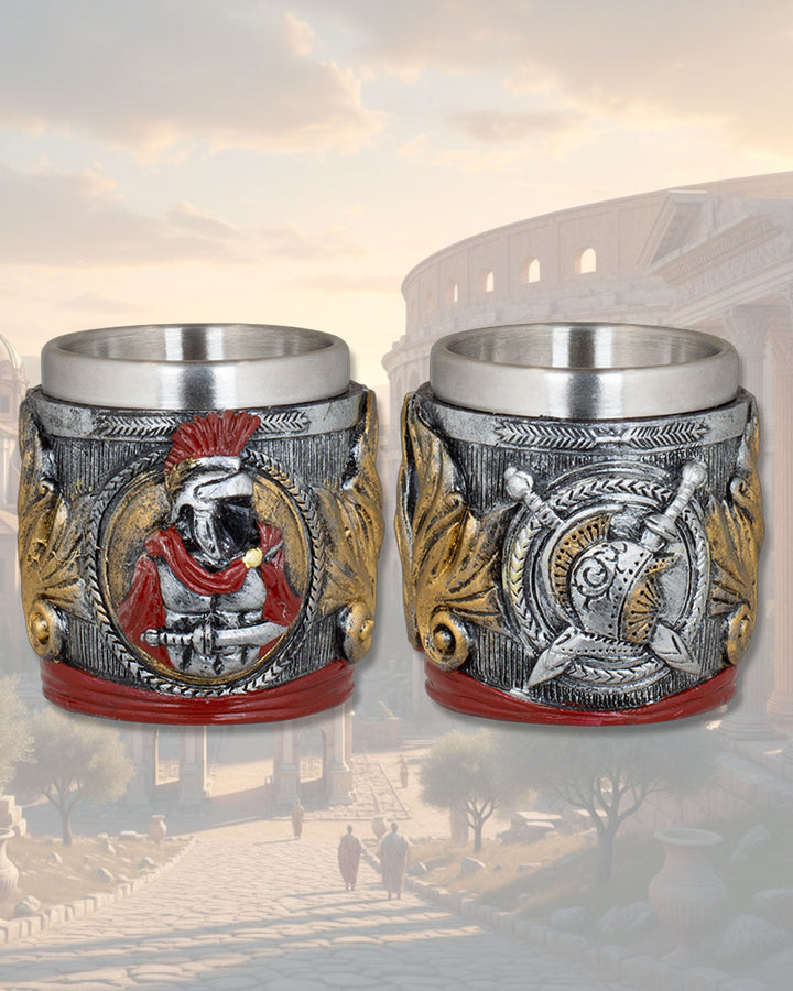 Vaso chupito en resina modelo Romanos (6 cm.)