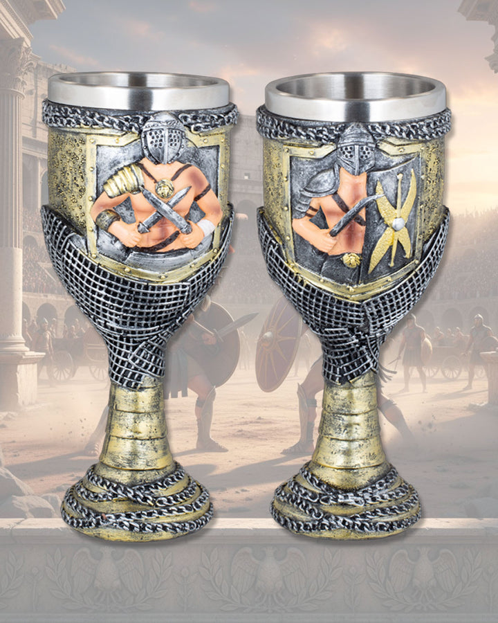 Copa medieval en resina modelo Gladiador (18 cm.)