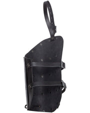 Protectores medievales para muslo modelo Strigo, color negro