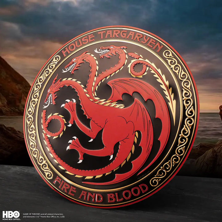 Placa oficial Targaryen Game of Thrones, 30cm