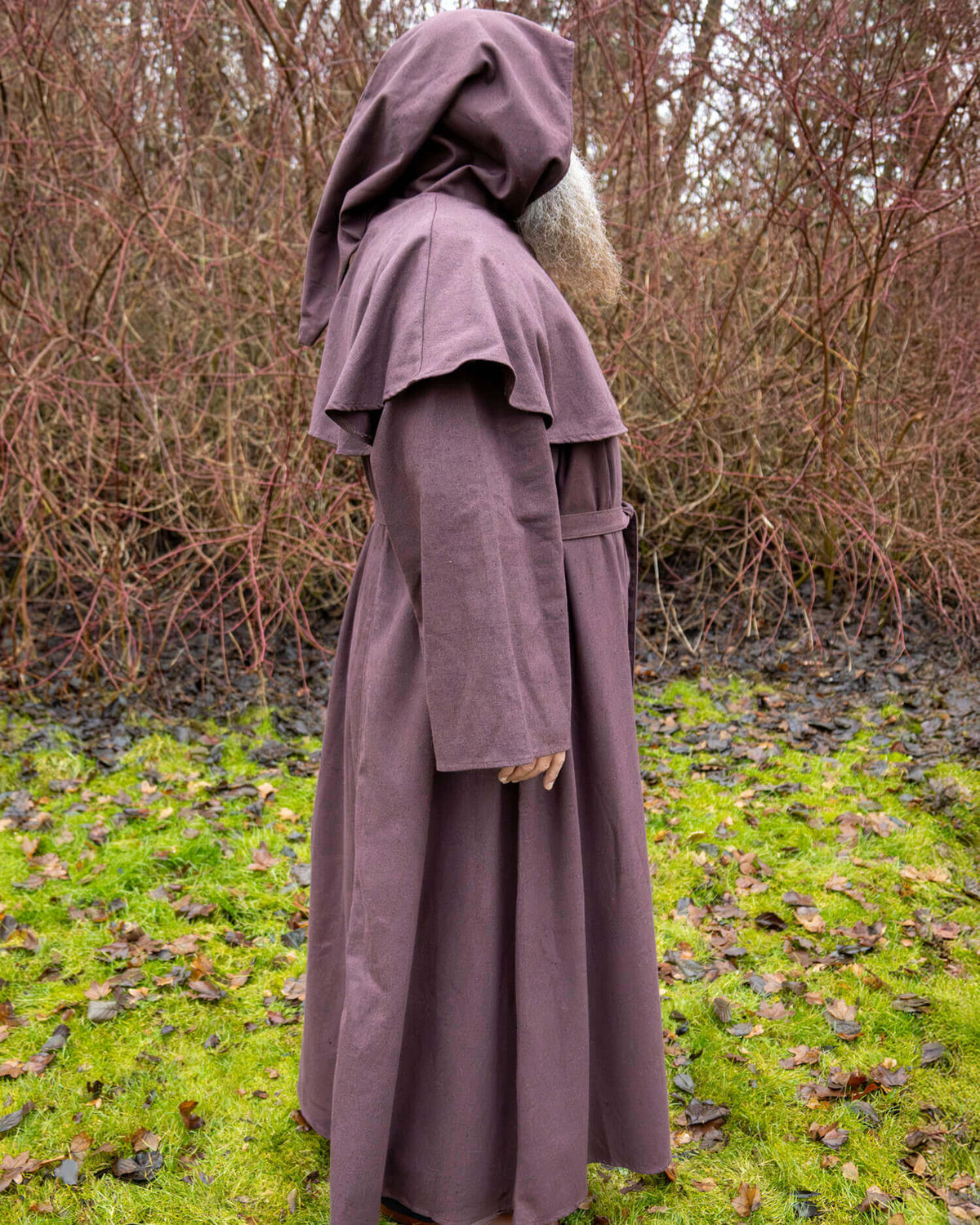 Traje de monje en algodón modelo Adson, color marrón