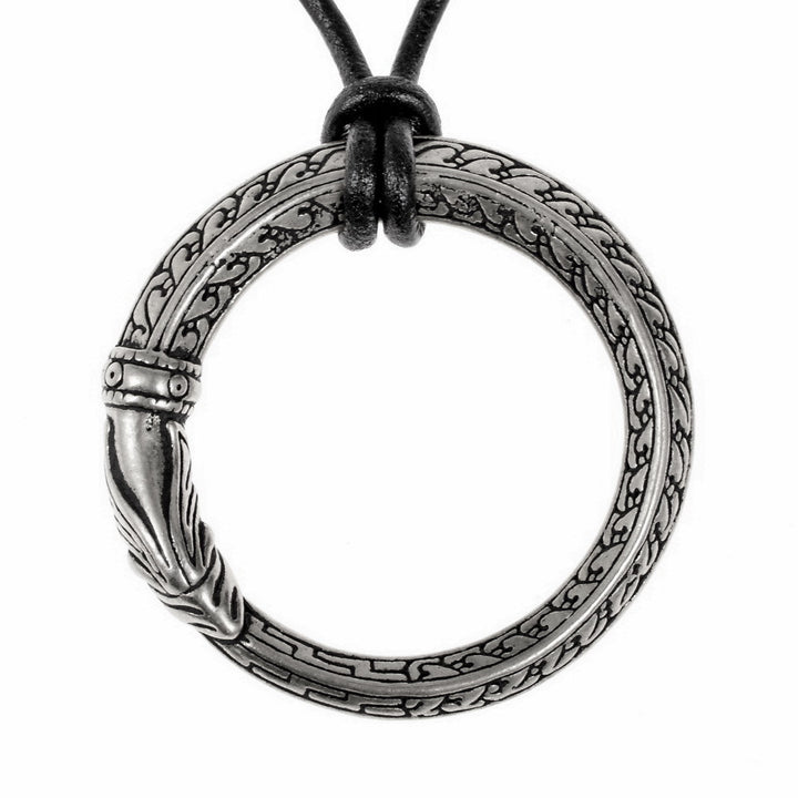 Amuleto Vikingo Jormungandr Serpiente del Destino