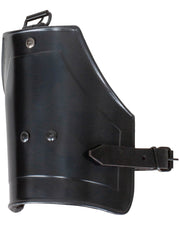 Protectores medievales brazo superior modelo Nova, acabado ennegrecido