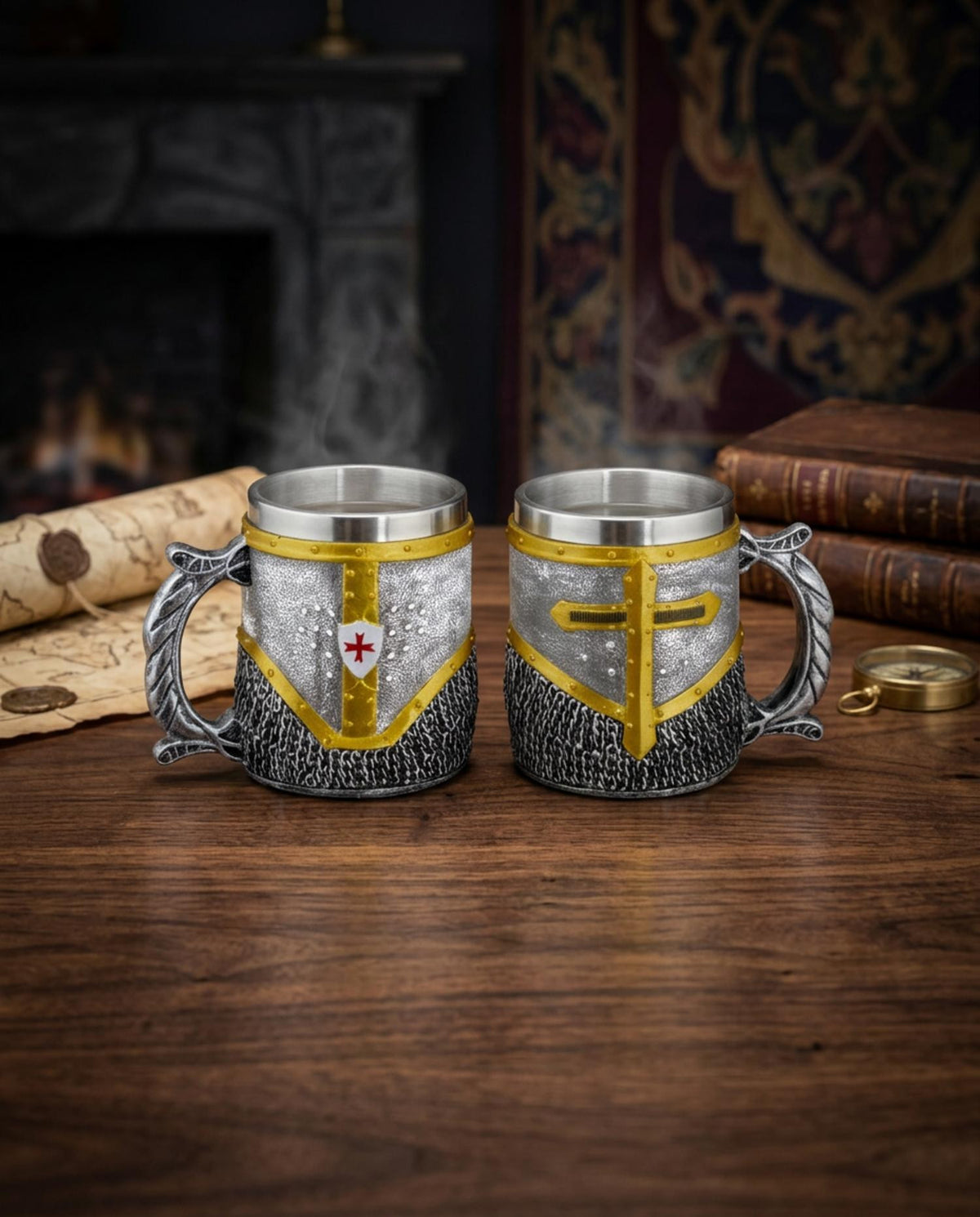 Taza de los templarios cota de malla