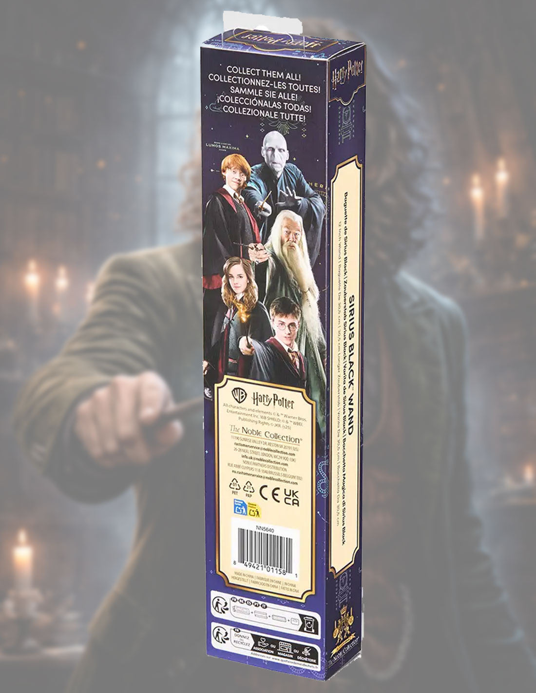 Varita oficial Sirius Black, Harry Potter colección