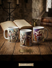 Taza Cerámica Guerreros Templarios