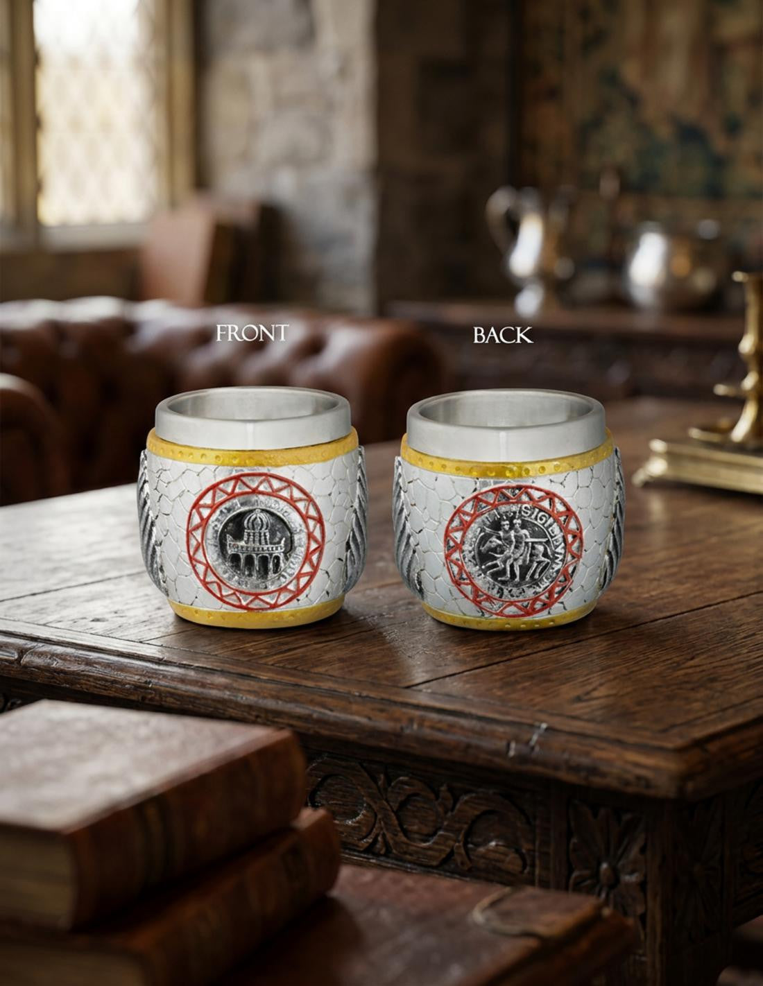 Vaso de chupito de los templarios
