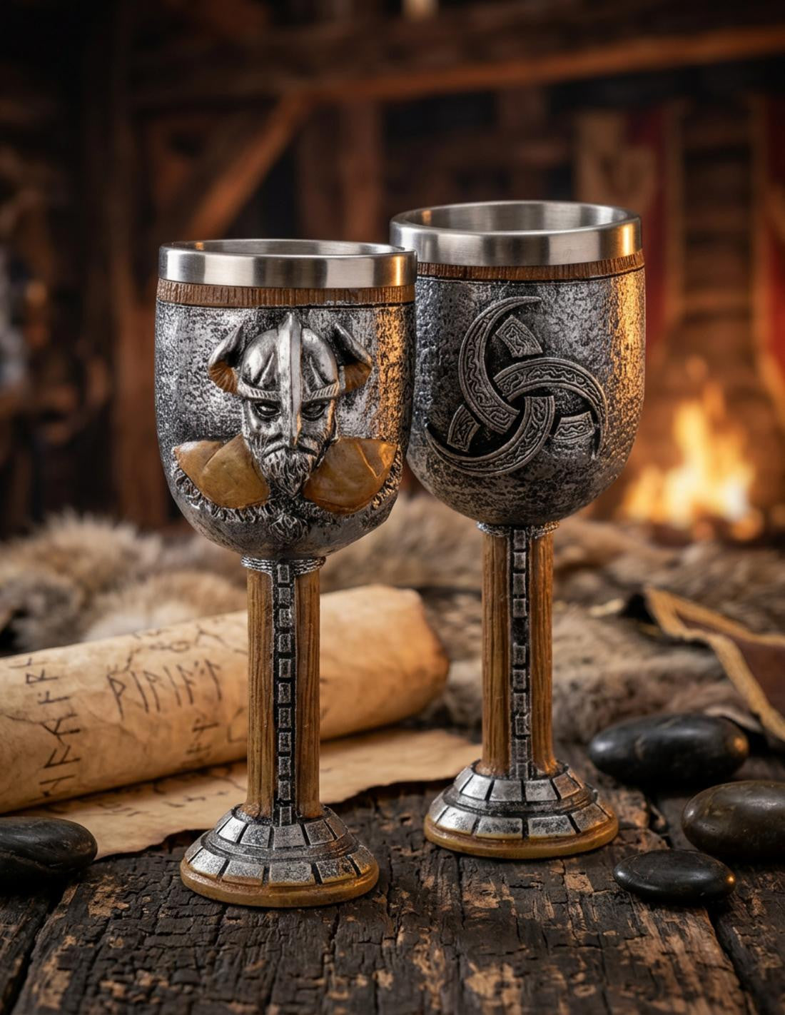 Copa Valhalla de los Vikingos (18x7,6 cm.)