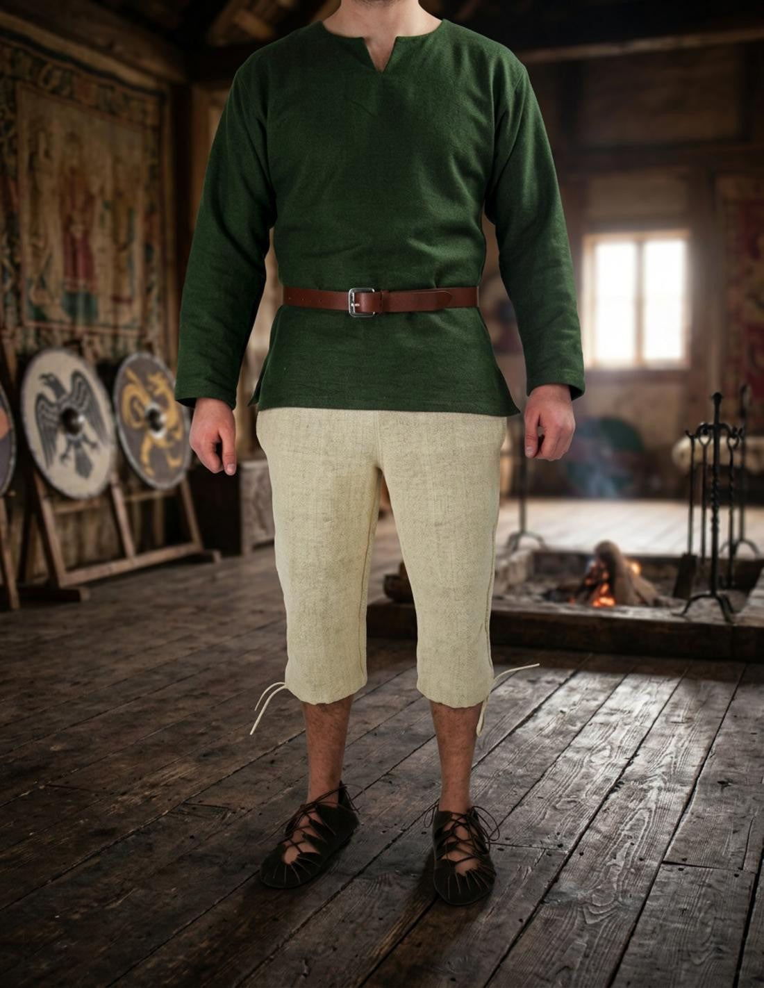 Pantalón Vikingo rodilla Cañamo