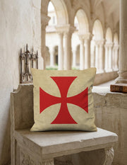 Cojín con Cruces Templarias