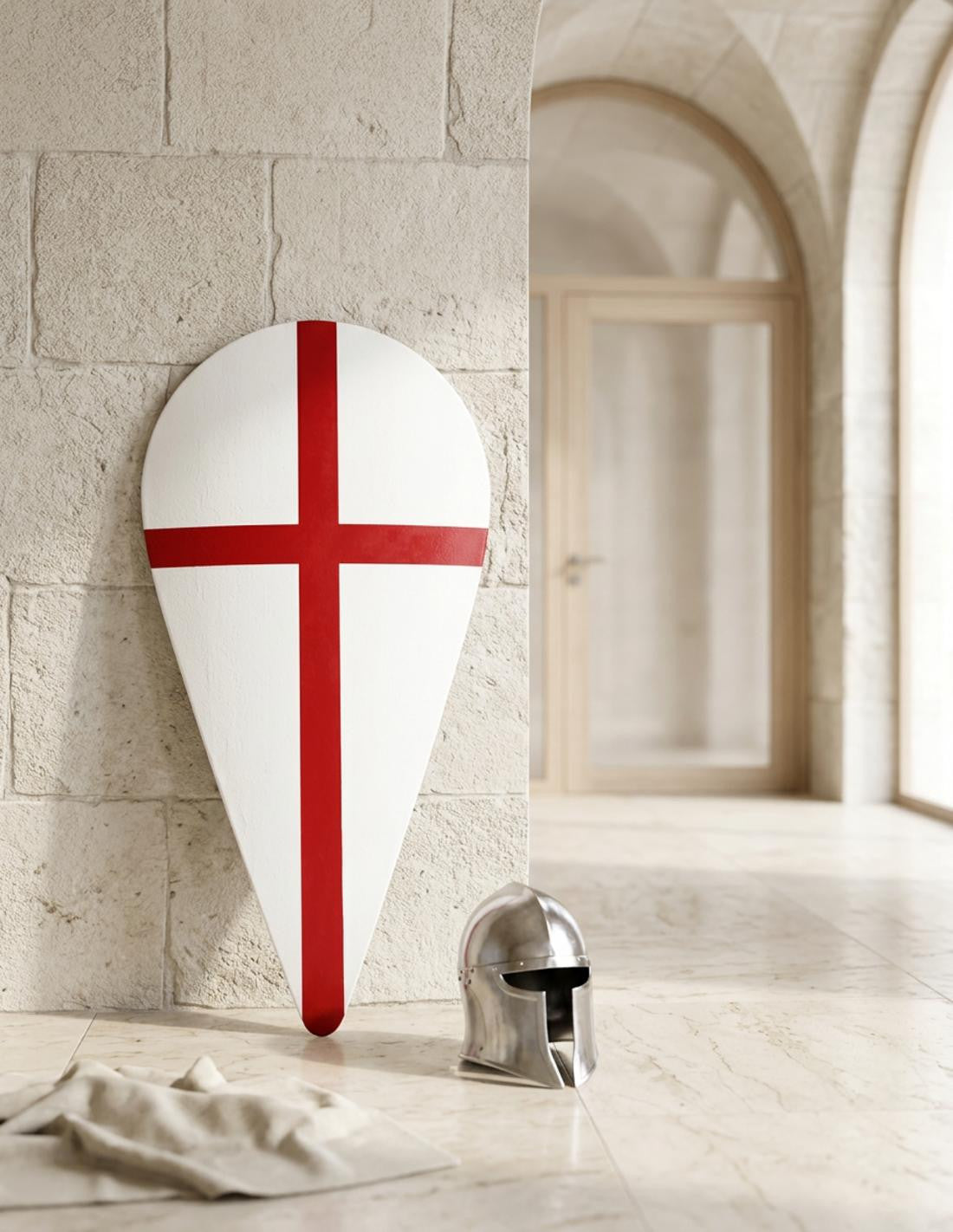 Escudo templario Lágrima
