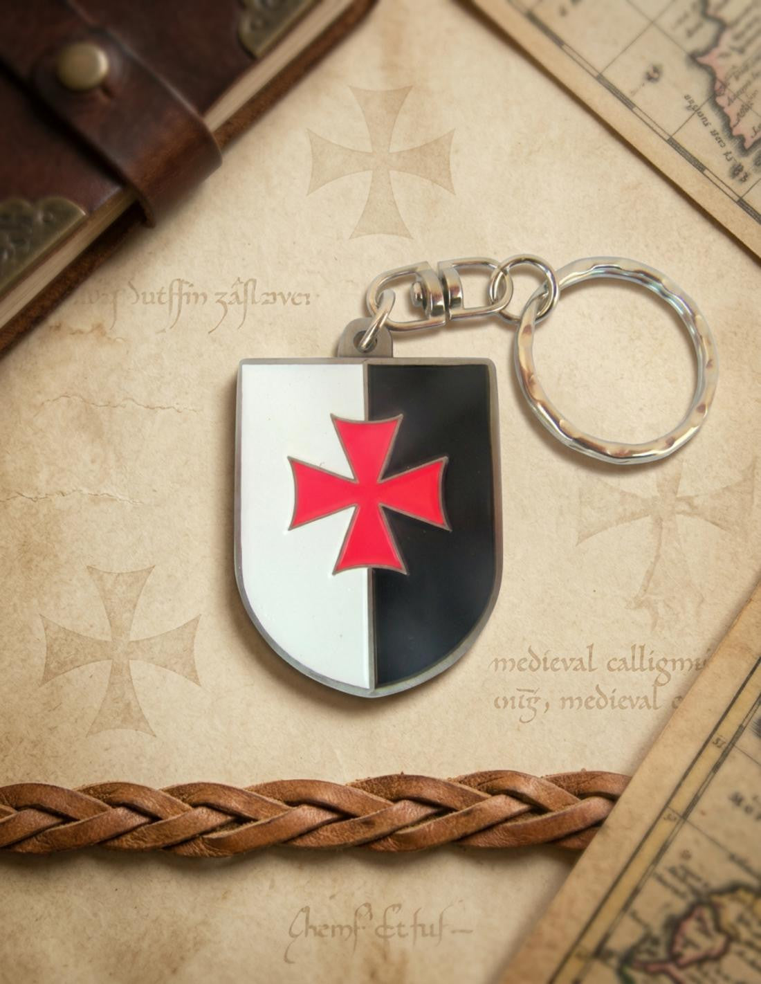 Llavero blasón templario