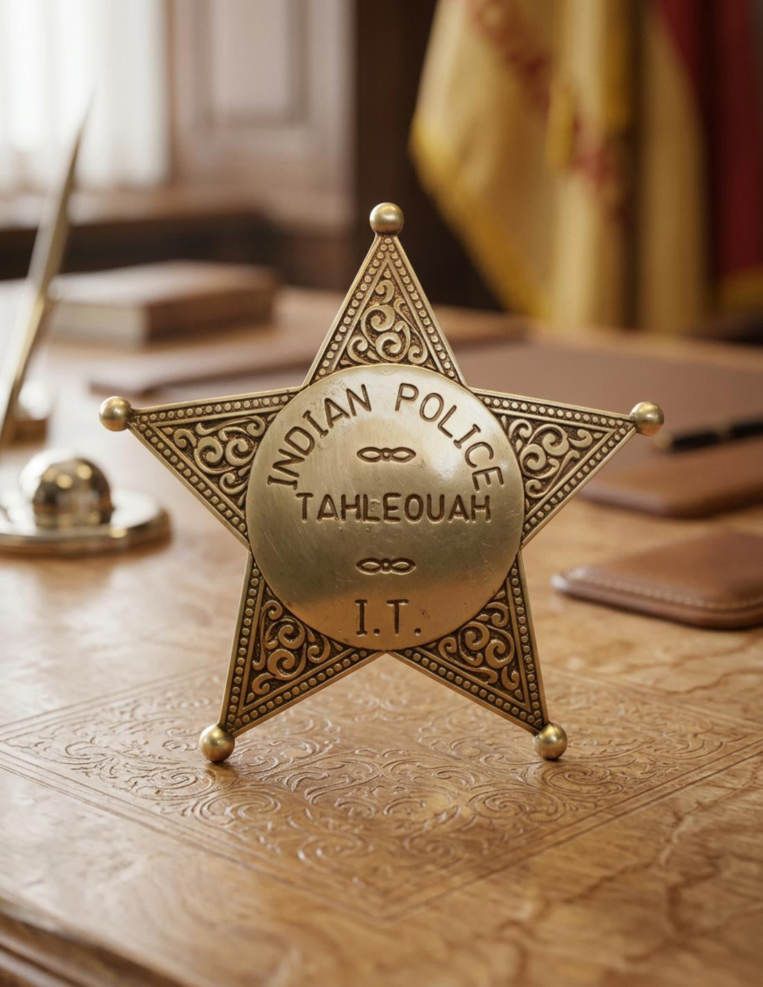 Placa de la Policia India