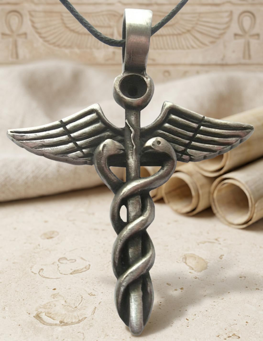 Colgante egipcio Caduceo