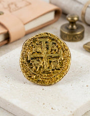 Moneda 2 Escudos dorada, doblón