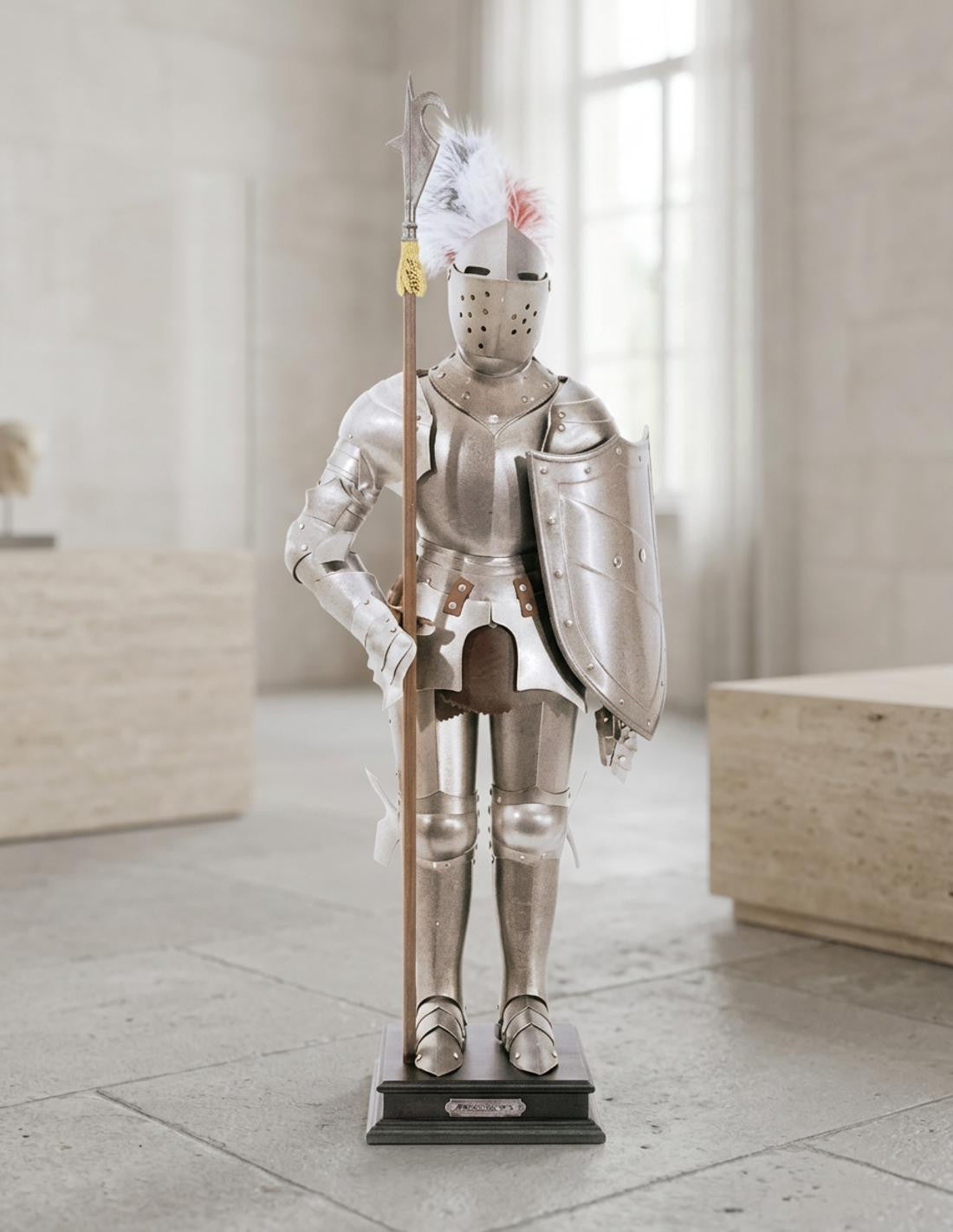 Armadura medieval, 54 cms.