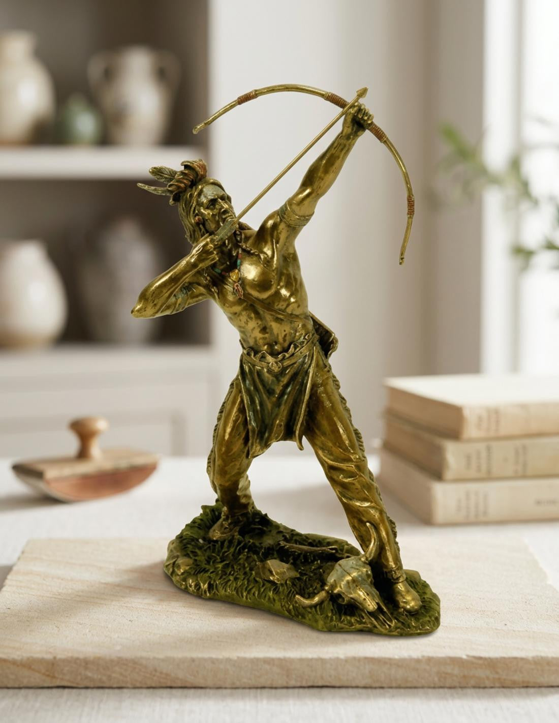 Figura indio con arco