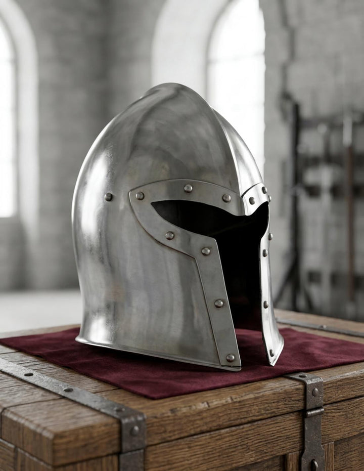 Barbuta medieval