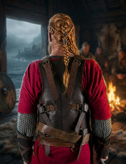 Armadura vikinga en cuero